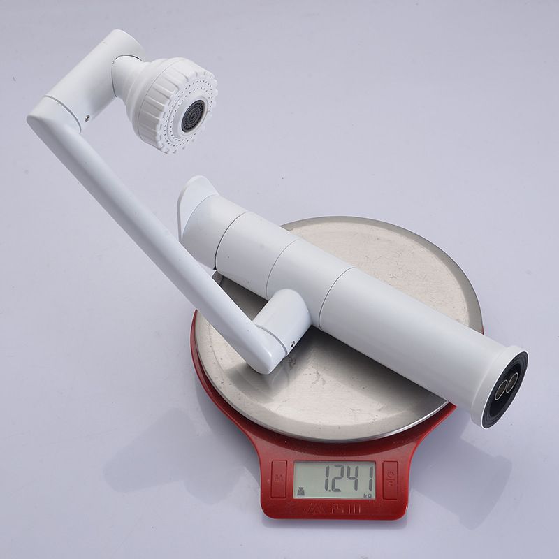 Modern Sink Faucet Solid Color Stainless Steel Basin Lavatory Faucet