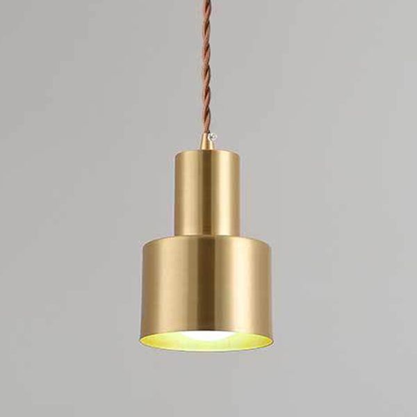 Golden Metal Hanging Light Postmodern Style Pendant Light Hanging Light for Living Room