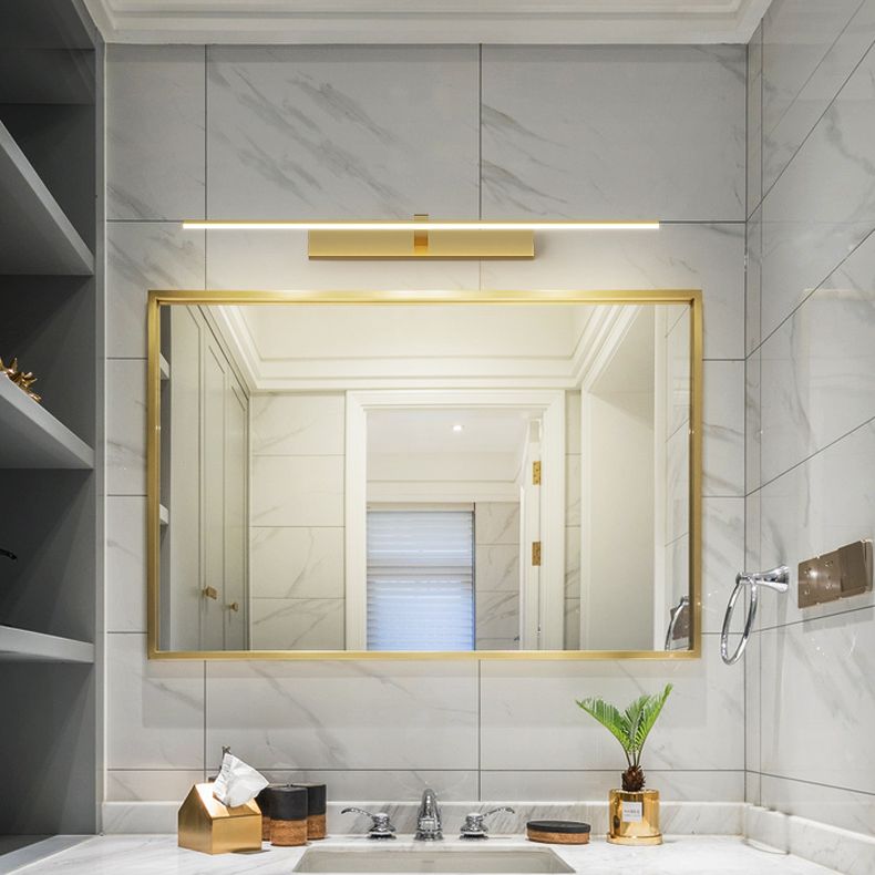 Strip Bath Bath Sconce Light Segnugge in metallo LED LED Minimalista Stile SCONCE SCONCE