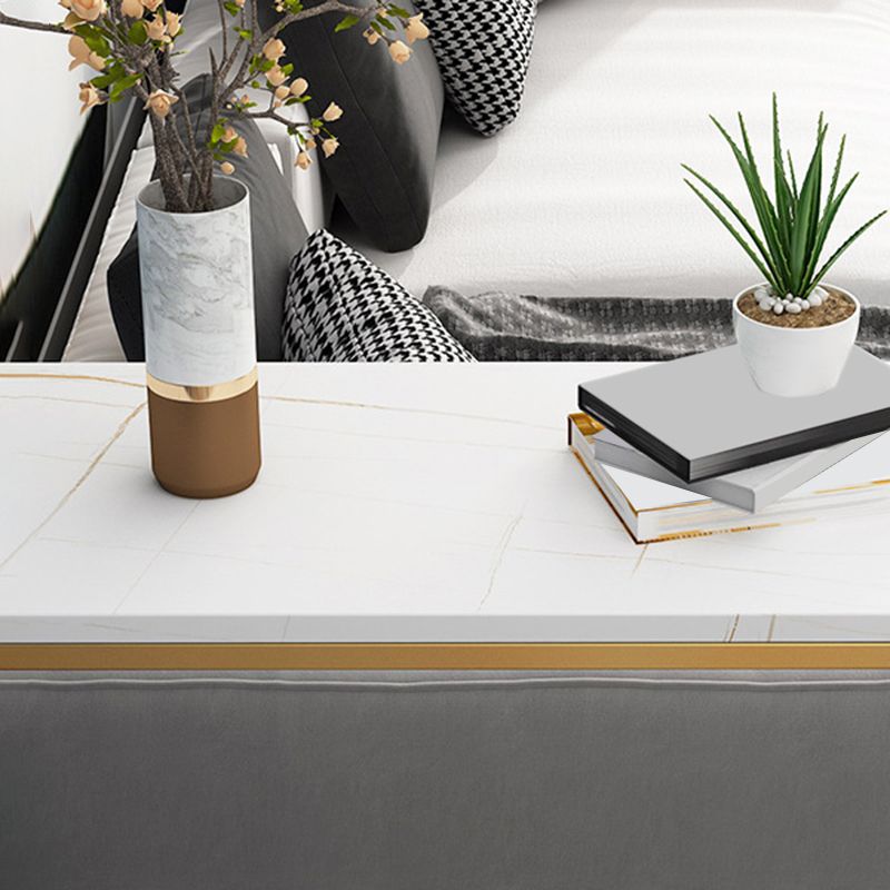 Sintered Stone Modern Bar Table Dining Table with Storage Shelves