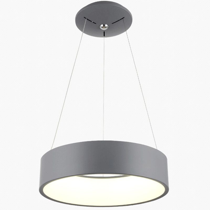 Modern de lámparas de colgante de colgante de estilo minimalista de estilo acrílico colgante de techo acrílico para sala de estar