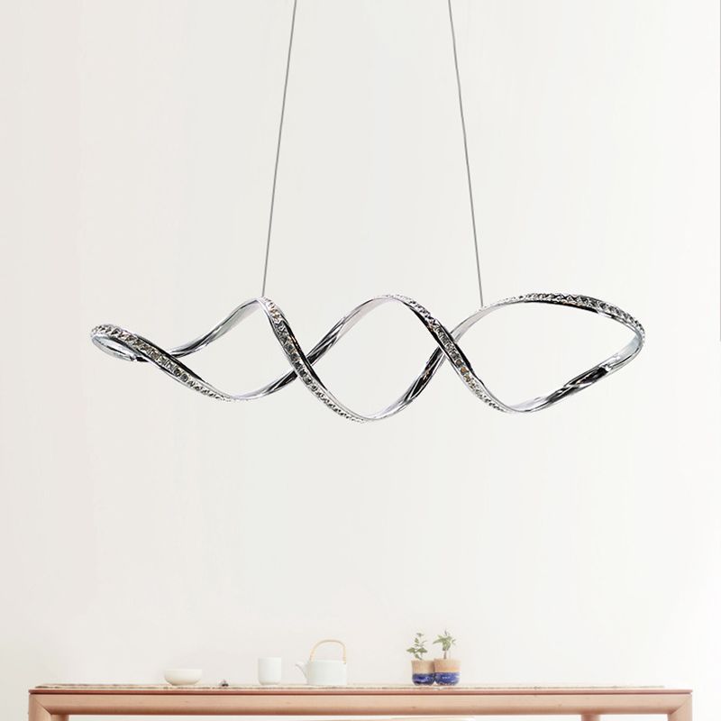 Lámpara de comedor con led de cristal moderno de la lámpara colgante