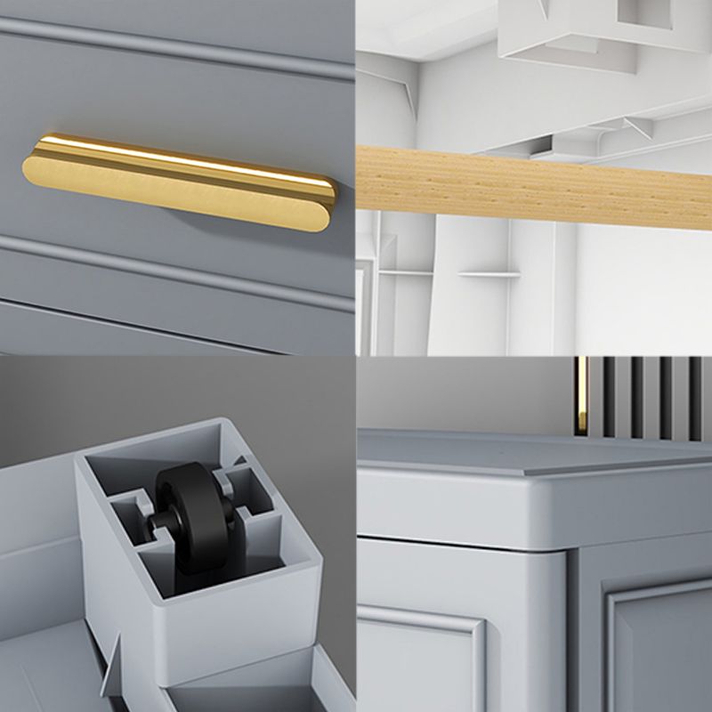 Plastic Wardrobe Cabinet with Drawer Modern Hinged Wardrobe Closet