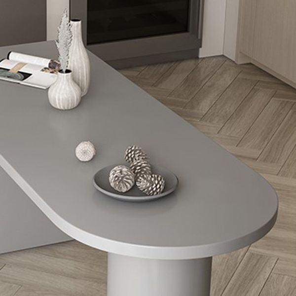 Indoor Wood Bar Table Industrial Double Pedestal Bar Height Table