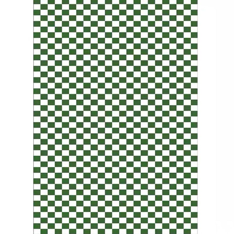 Minimalist Checkered Print Carpet Polyester Area Rug Stain Resistant Indoor Carpet for Living Room