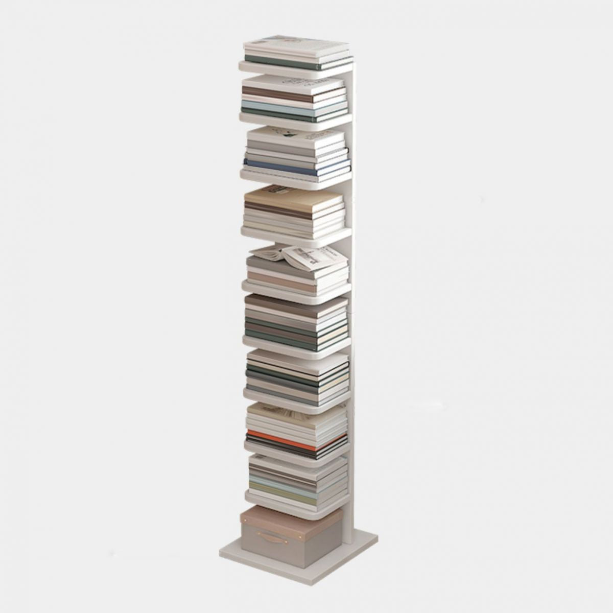 Modern Manufactured Wood Etagere Open Bookshelf for any Room