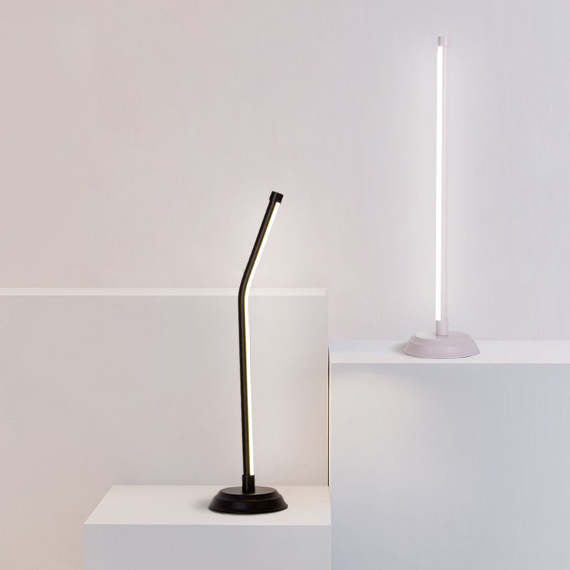 Table LED linéaire Light Acrylique Simplicité Lampe nocturne avec cordon d'alimentation USB