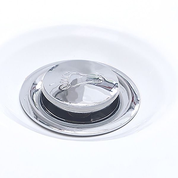 Modern Corner White Bath Acrylic Soaking Center-Back Bathtub