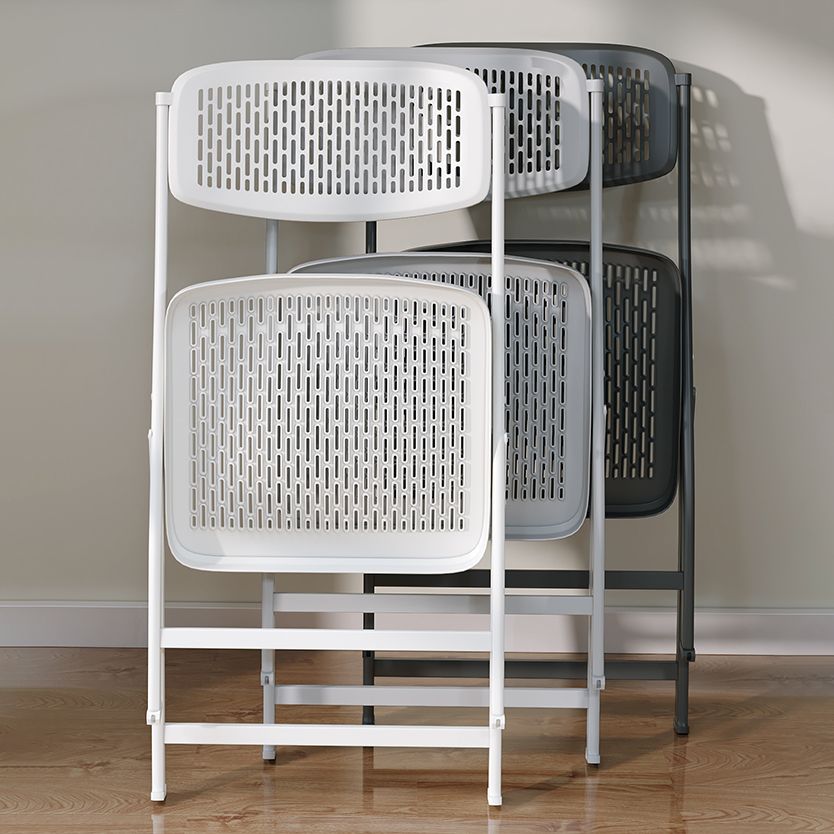 Chaise d'intérieur et d'extérieur moderne, chaise d'appoint pliante en métal à dossier ouvert, pour la maison