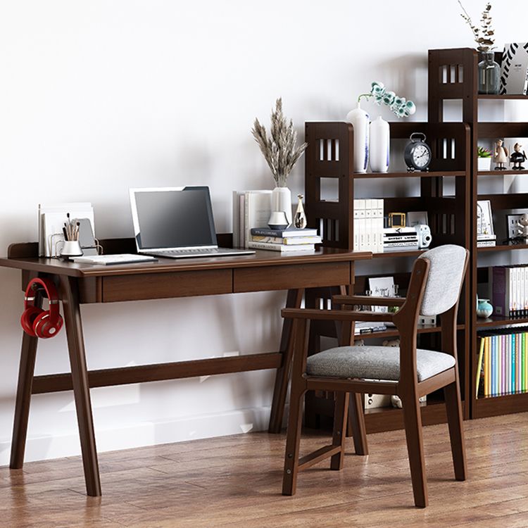 Silla de comedor de madera de estilo moderno, respaldo abierto, sillones de comedor para cocina