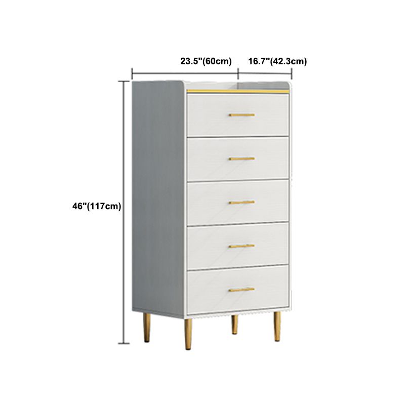 16.5-inch W Storage Chest Modern Storage Chest Dresser with 4/5/6 Drawers