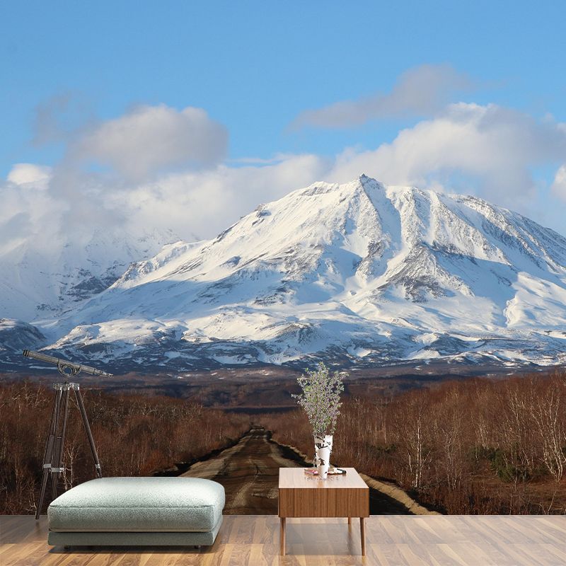 Mountain View Wall Mural Wallpaper Modern Mildew Resistant for Bedroom