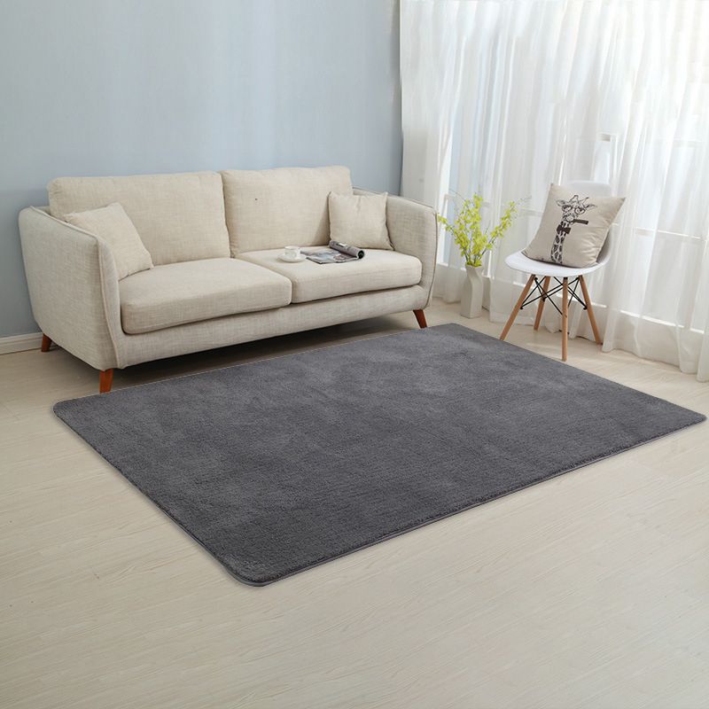 Moderner Indoor-Teppich Polyester Waschbar Teppich nicht rutscher Fläche für Wohnzimmer