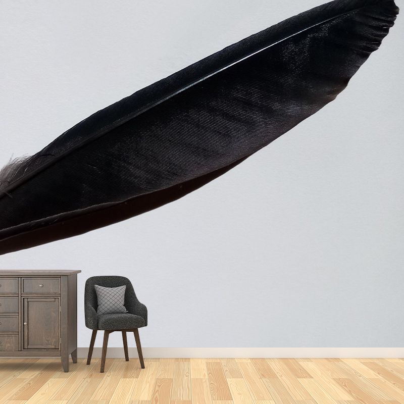 Feather Wall Mural for Living Room Bedroom, Removable, Customized Size