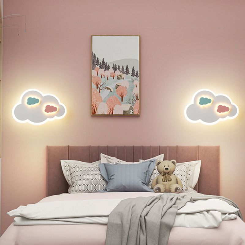 Wall Sconce Lighting Modern LED Metal Wall Mounted Light for Kids Bedroom