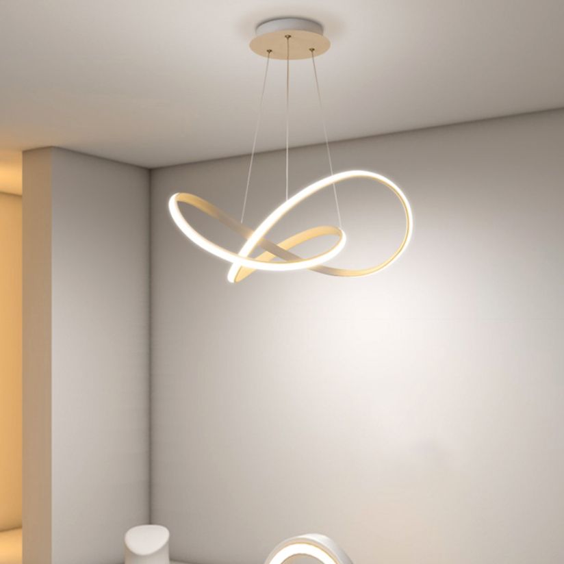 Nordic Modern Caractéristique Style LED Pendant le lustre Light for Living Room Dining Room Study