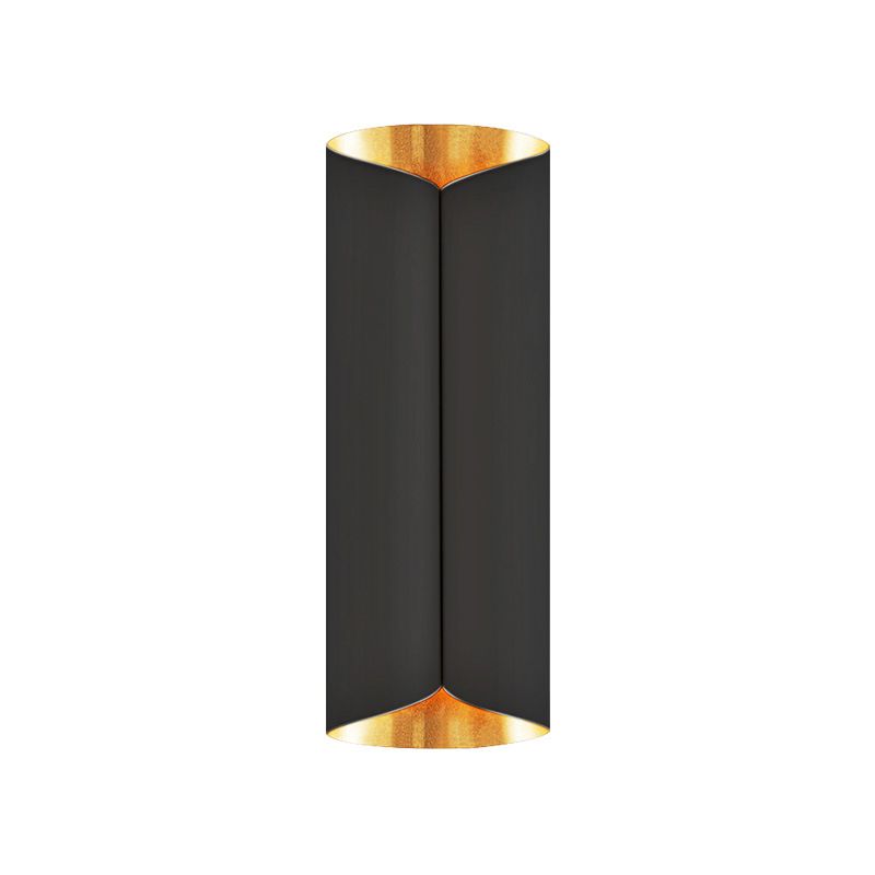 Twist Wall Mount Light Fixture Minimalist 2 Bulbs Metallic Wall Lamp Sconce for Porch