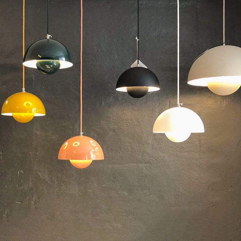 Noordse knopvorm hanglamp licht metaal kleurrijke hangende hanger voor woonkamer