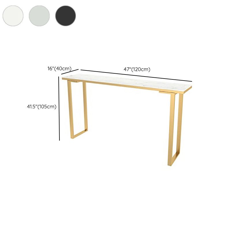 Industrial Bar-height Table Metal Base 41.3-inch Height Table for Dining Room