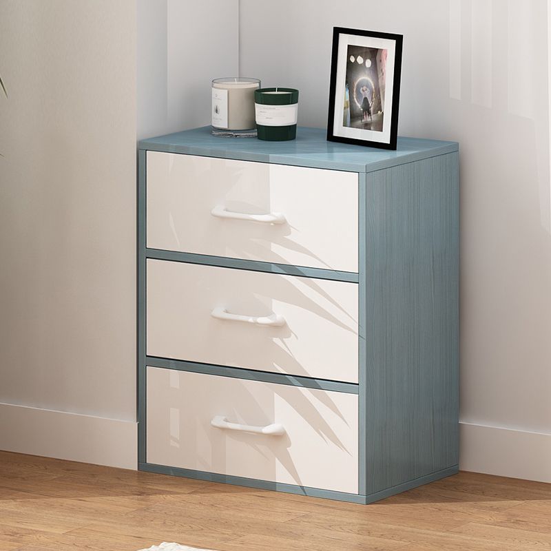 Contemporary Wood Storage Cabinet Modern Drawers Included Accent Chest