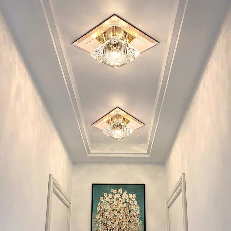 Geometric Flush Mount Light Close to Ceiling Lighting Fixture Modern Flush Mount Ceiling Light