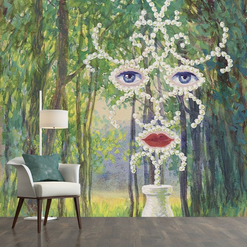Surreale Wandpapier-Wandbilder in Originalgröße, Pastellfarben, Rene Magritte Sheherazade-Gemälde, Wanddekoration, individueller Druck