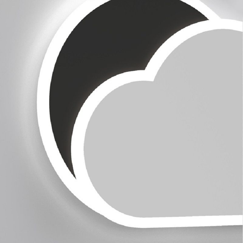 Modern LED Wall Lamp Children Wall Mount Lamp with Acrylic Shade for Bedroom