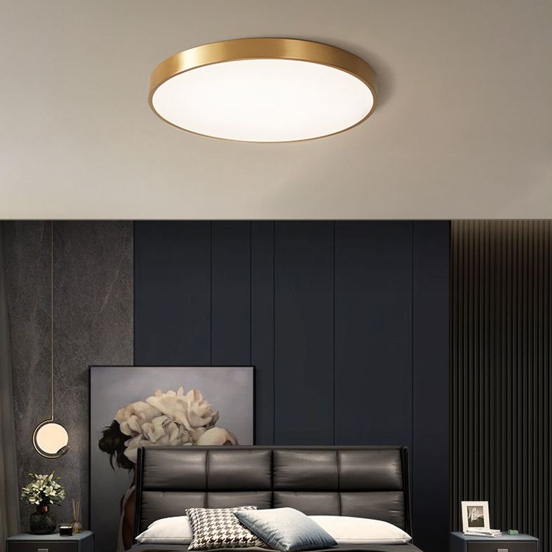 Luminaire de plafond encastré moderne en métal