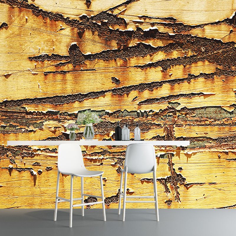 Industrial Style Metal Mural Wallpaper Horizontal Photography Living Room Wall Covering