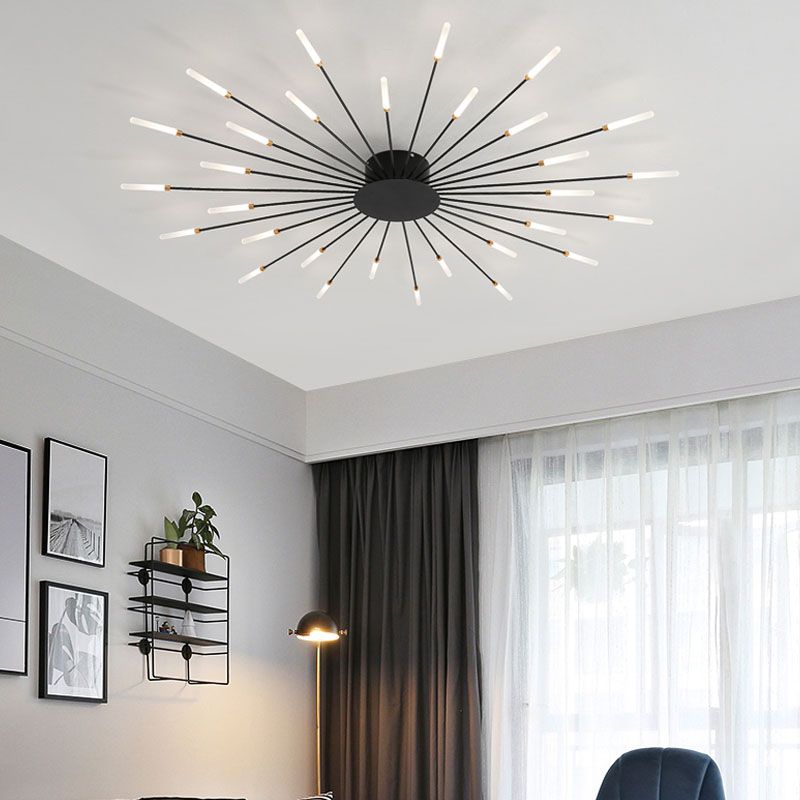 Simplicity Flush Mount Light Sputnik LED Ceiling Light Fixtures for Living Room
