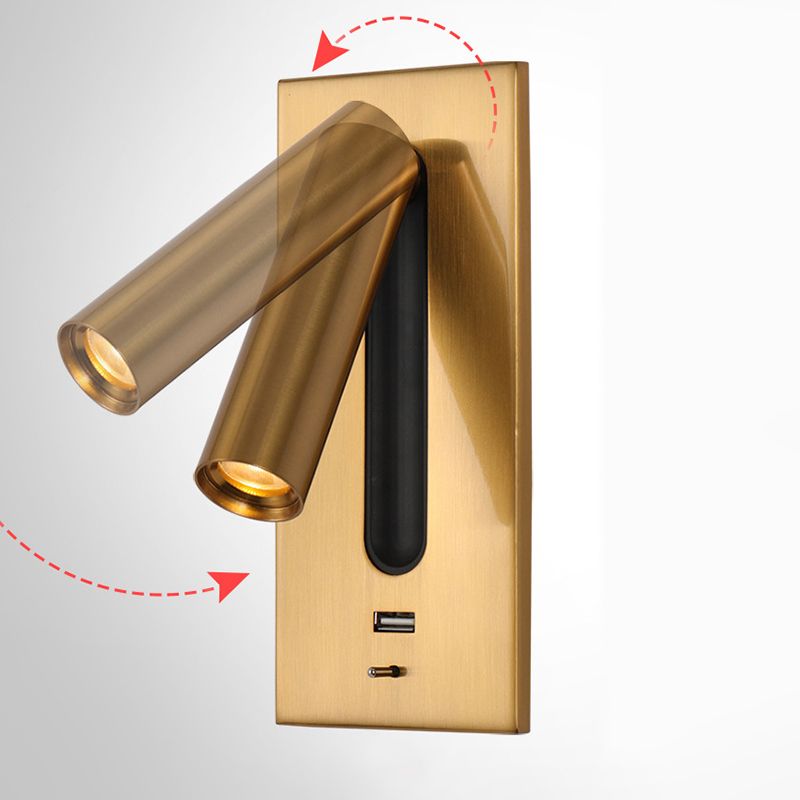Modern Simplicity Reading Wall Light Aluminum Wall Light Fixtures for Bedside