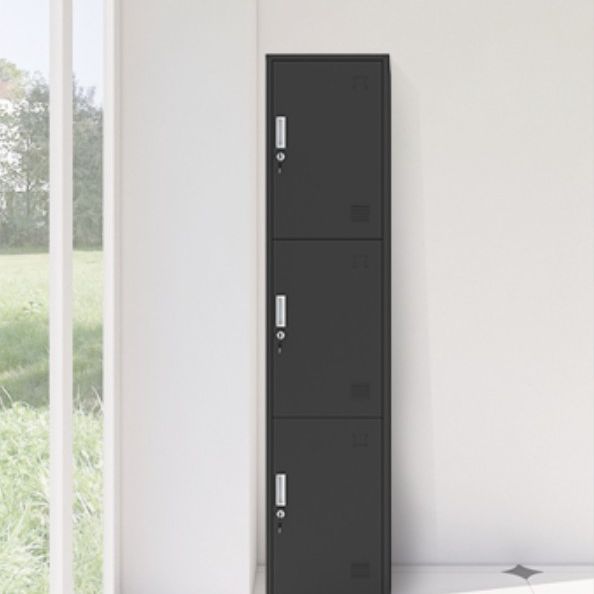 Steel Storage Cabinet Industrial Hinged Wardrobe Armoire for Home