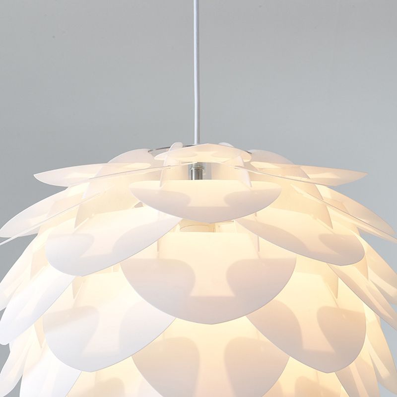 Floral Shape Pendante Light Aymat Minimaliste 1 lampe à chute de la lumière pour chambre à coucher