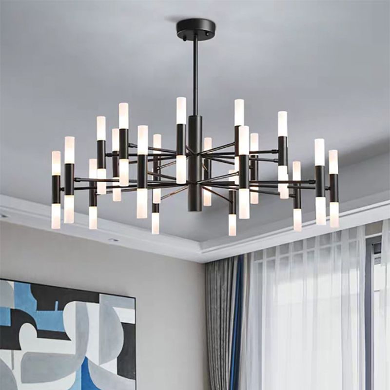 Acryl cilindrische hanger kroonluchter modern-stijl hangende kroonluchter voor woonkamer