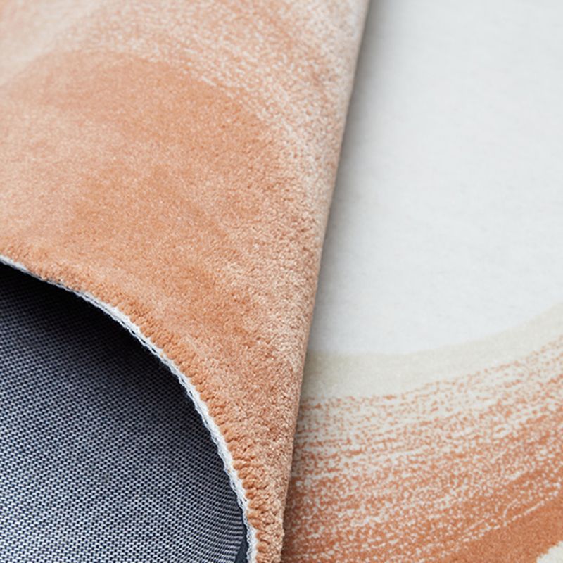 Creative Novelty Shape Rug Stylish Ombre Print Rug Polyester Stain Resistant Carpet for Home Decor