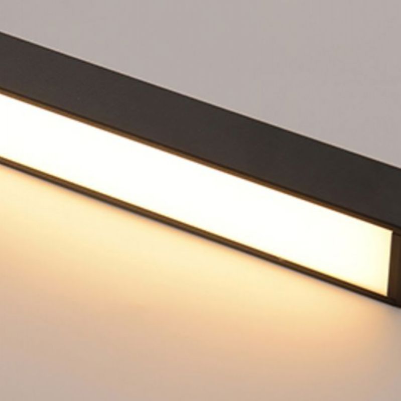 Modern Metal Wall Light Straight Rotatable 1 Light Wall Sconce for Bedroom