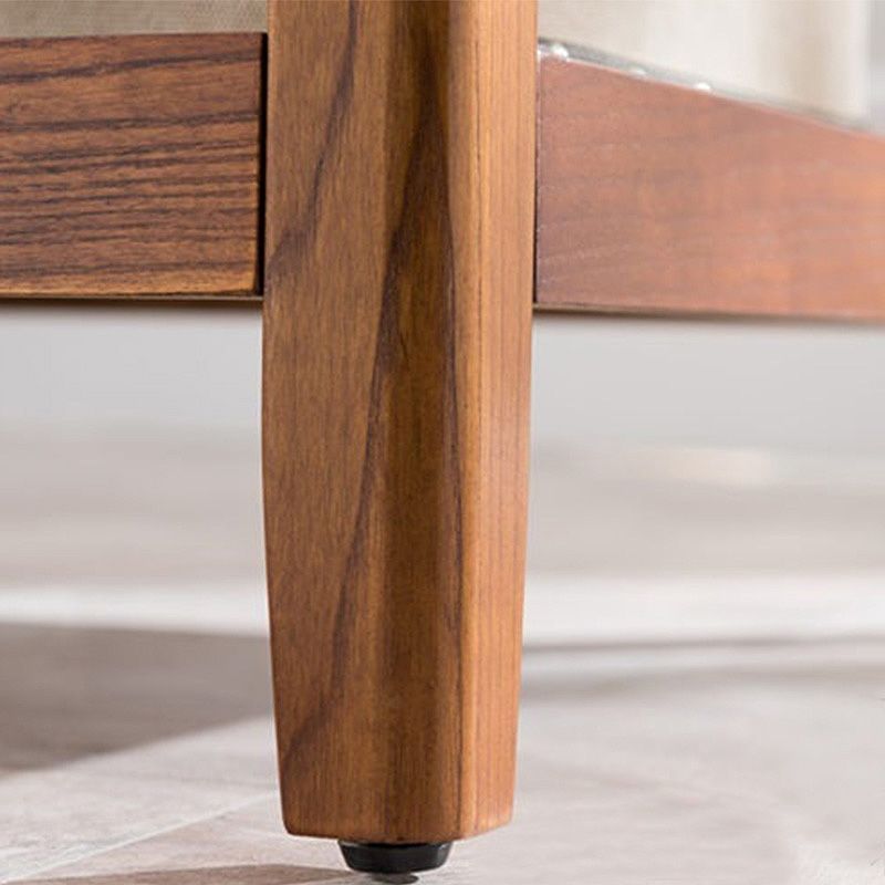 21.6 "Tall Modern Wood Side Table Square End Table for Living Room