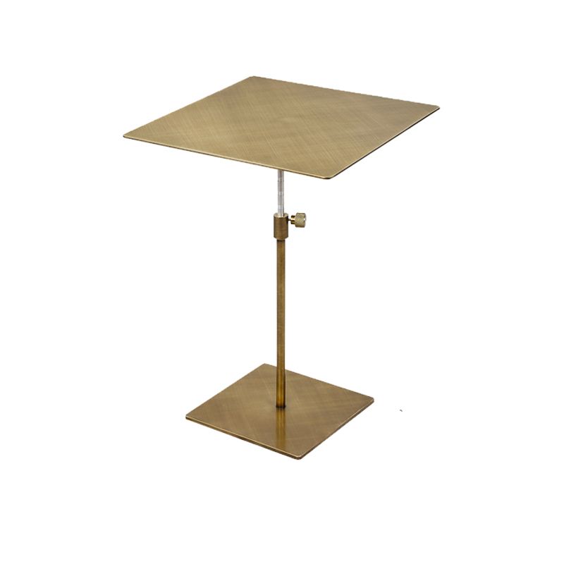 Stainless Steel Pedestal Cocktail Table Round/ Square Top Coffee Table