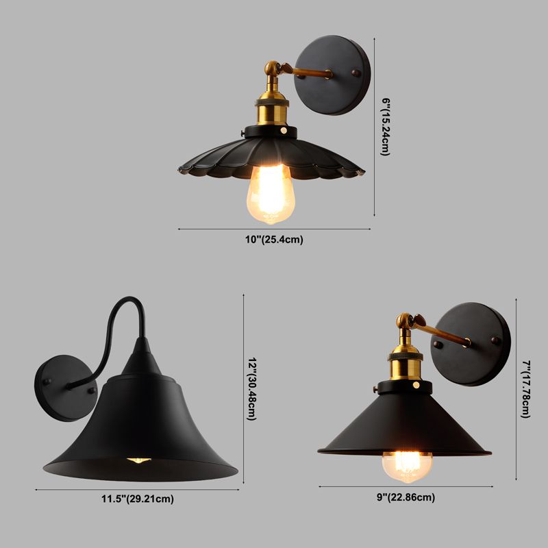 Light Light de luminaire de luminaire à applique industrielle simple pour le restaurant de cuisine