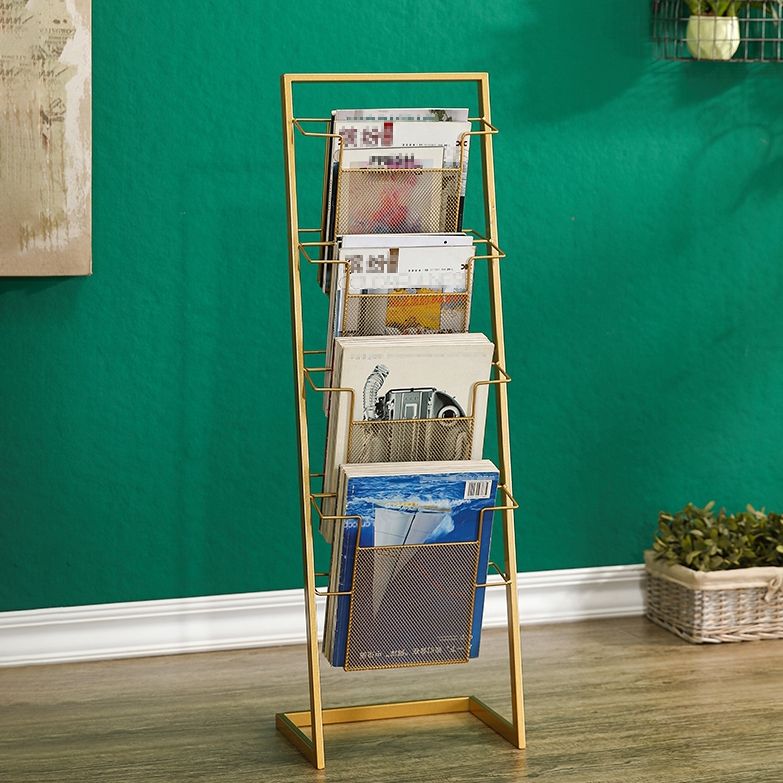 Libreria etagere in metallo scandinavo in ferro aperta libreria verticale aperta