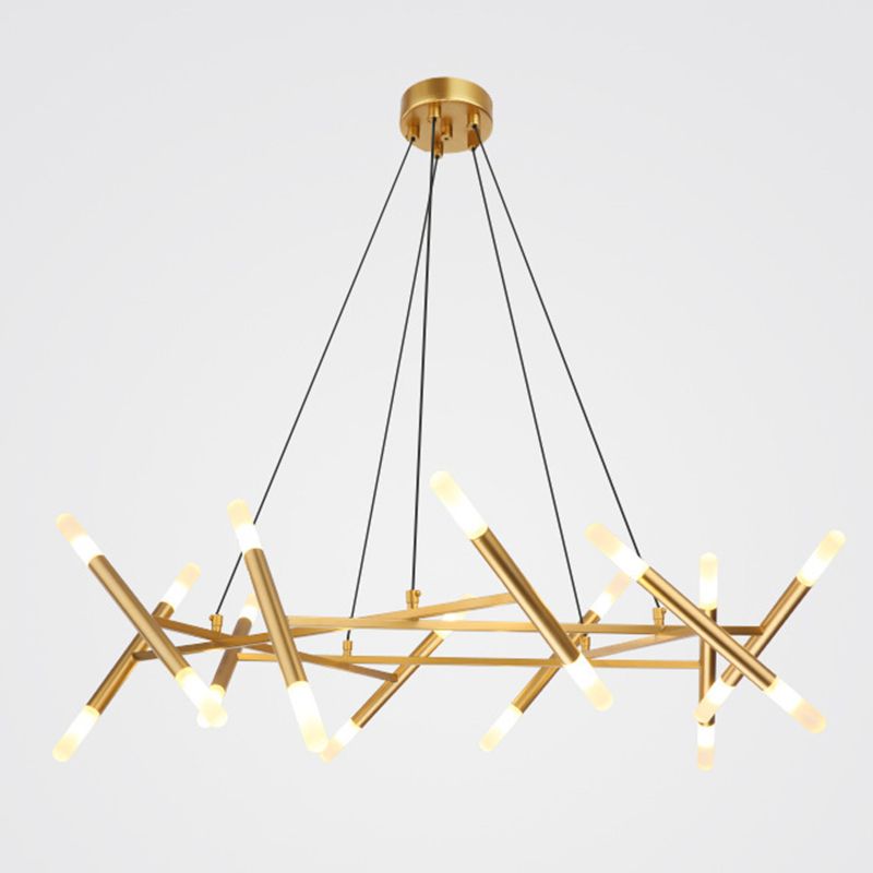 Postmoderne burst kroonluchter hanglamp acryl suspensie hanger licht voor woonkamer