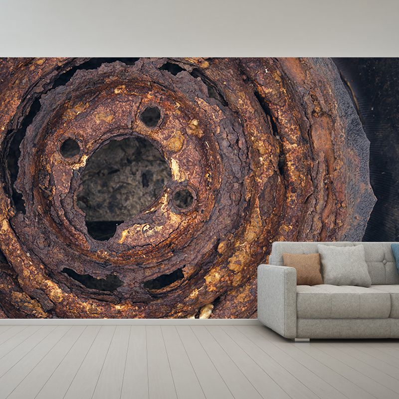 Metal Environment Friendly Decorative Mural Industrial Style Metal Wall Mural