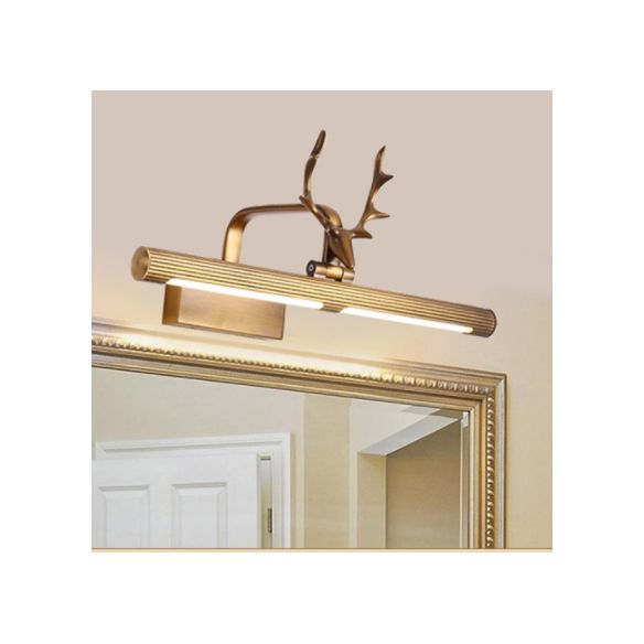 Modern Minimalist Style Linear Wall Mounted Vanity Lights Metal Vanity Lighting for Lavatory