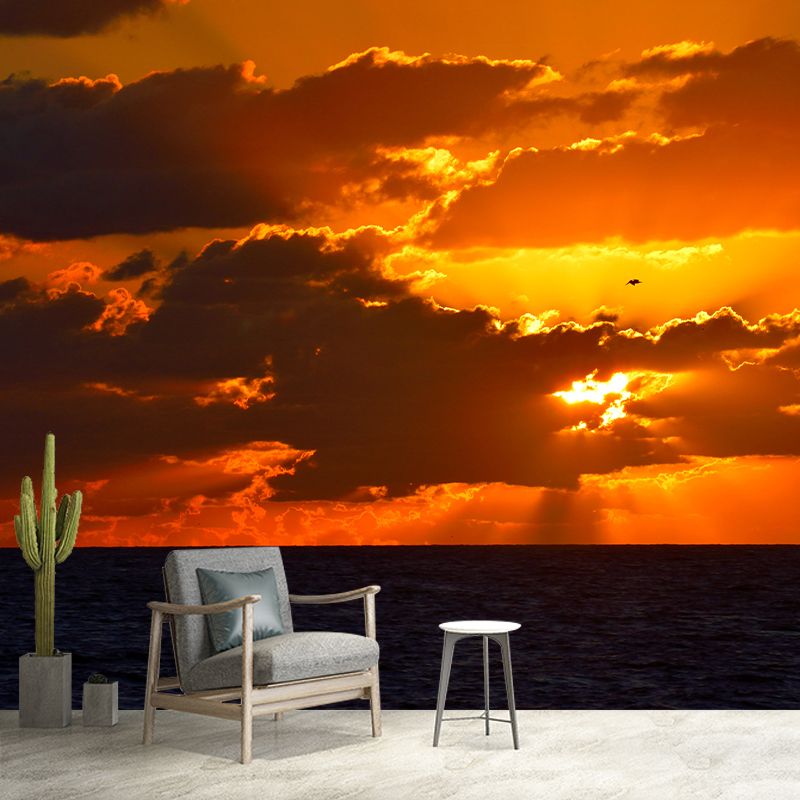 Photography Sky Scenery Wall Murals for Living Room, Moisture Resistant