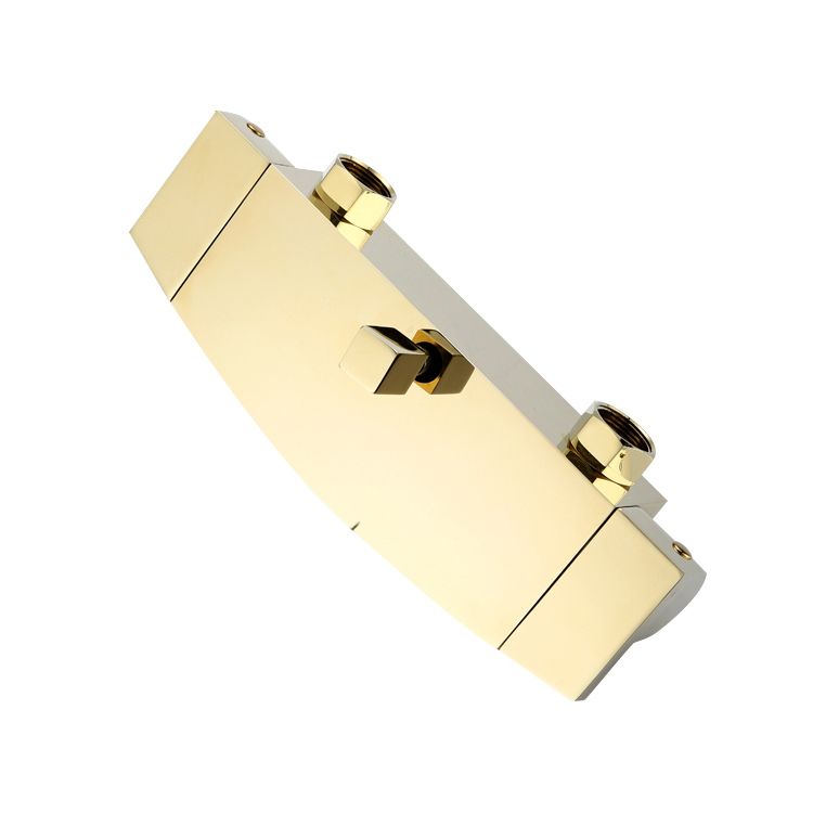 Modern Tub Faucet Trim Copper with Diverter and Hose Wall Mounted Bath Filler