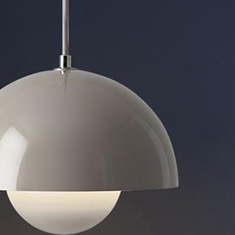 Colorful Dome Shape Hanging Light Nordic Style Pendent Lighting Fixture for Sitting Room
