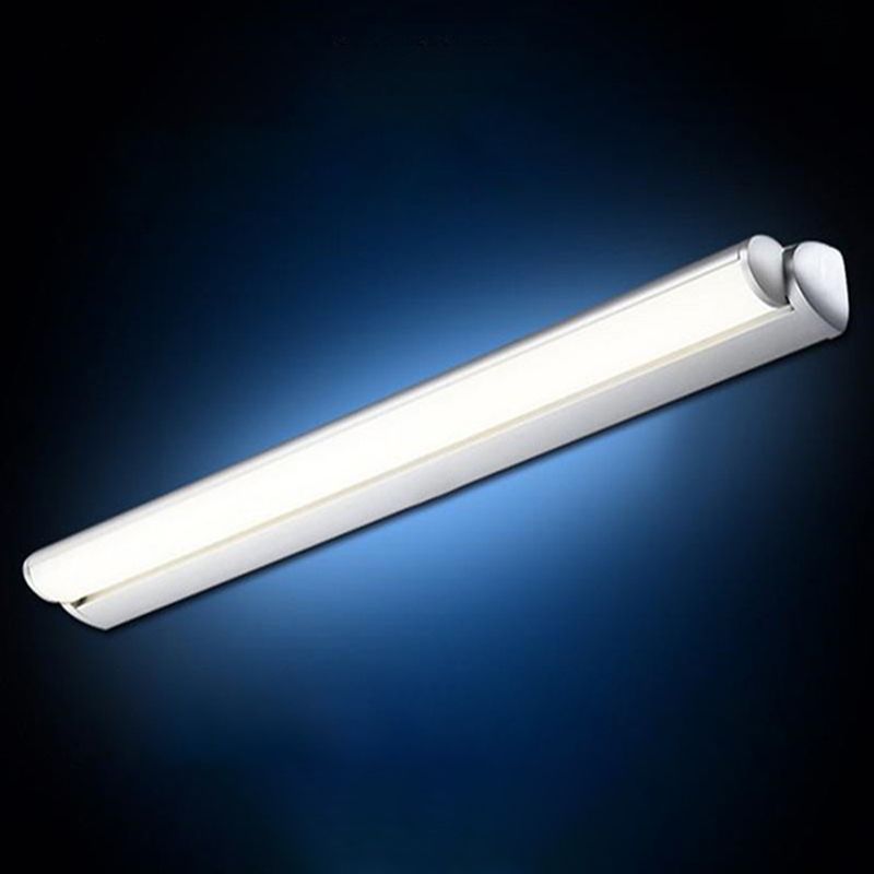 Modern Metallic LED Wall Sconce Simple Bathroom Vanity Lighting Fixture