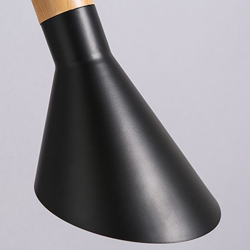 Industrial Style Hourglass Shape Wall Sconce Metal 1 Sconce Light in White/Black