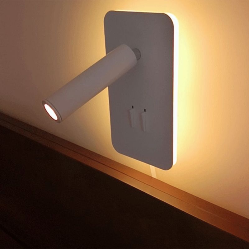 Minimalismo moderno Pronzo della parete domestica con ombra acrilica per camera da letto