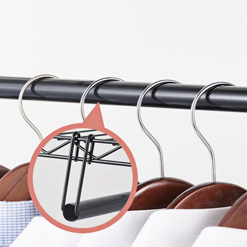 Contemporary Style Wardrobe Metal Adjustable Shelves Wardrobe Closet